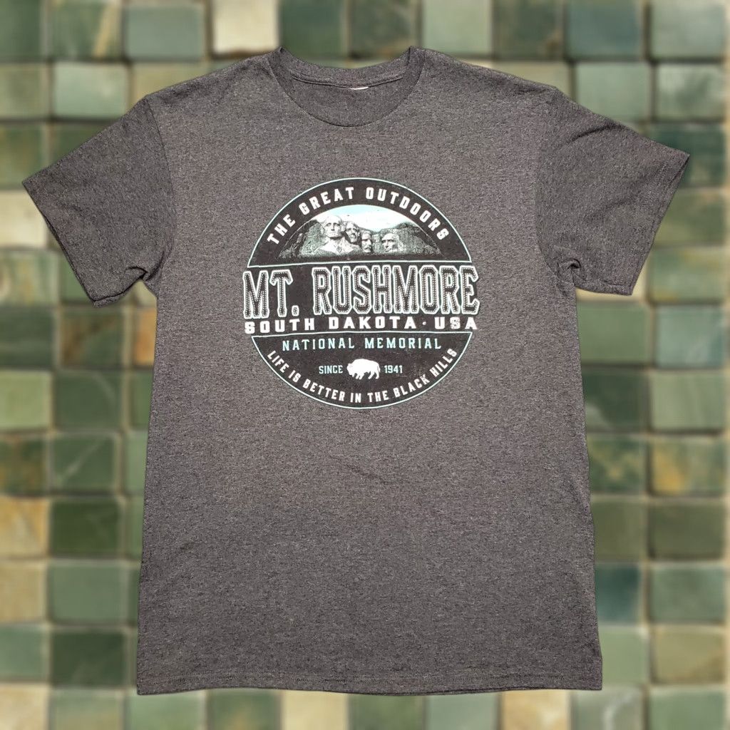 Vintage Mount Rushmore Shirt Mens Small Gray Crewneck USA South Dakota National Memorial Shirt Size US S / EU 44-46 / 1 - 1 Thumbnail