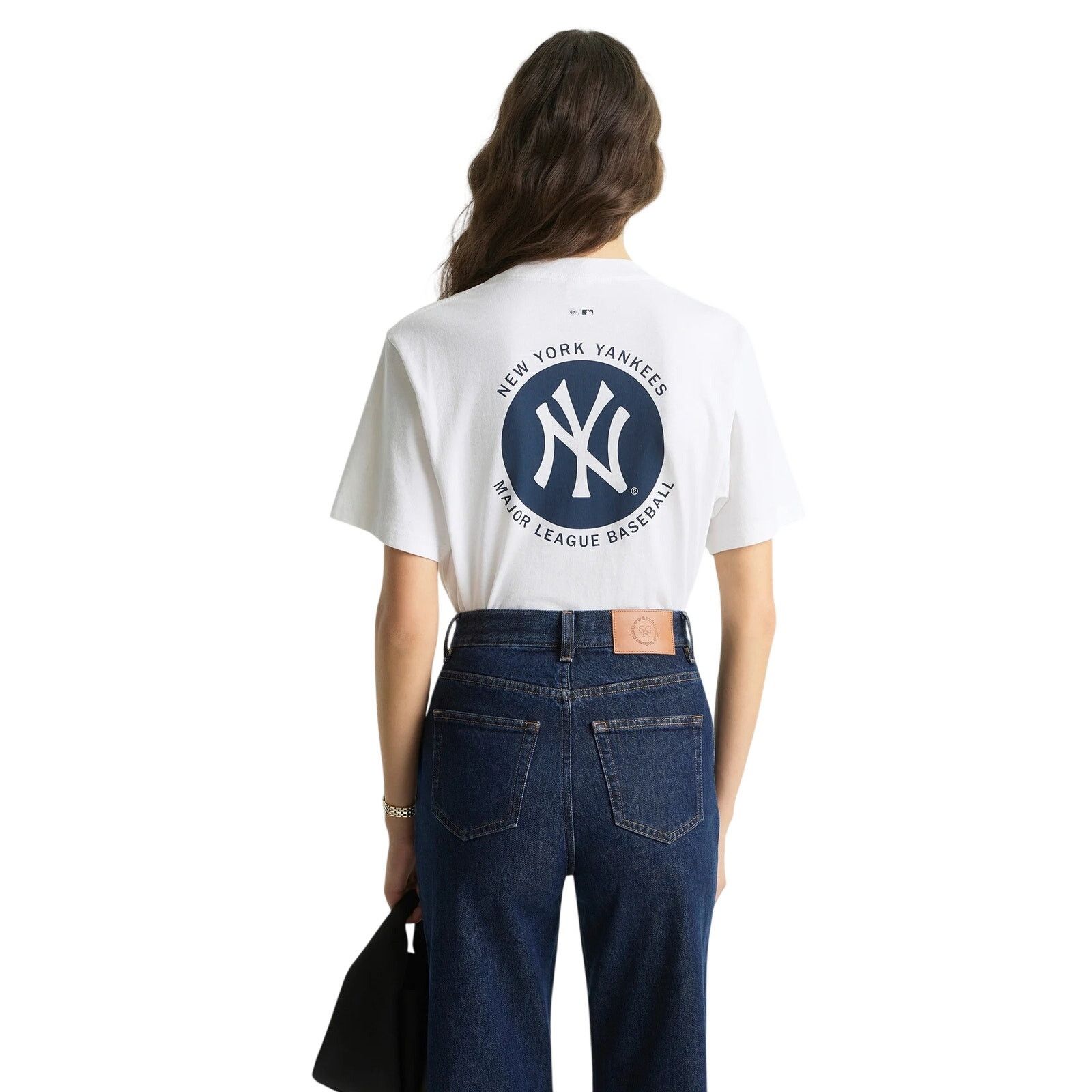 Sporty & Rich Sporty & Rich Major League White T-Shirt - Size L - New Size L / US 10 / IT 46 - 7 Thumbnail