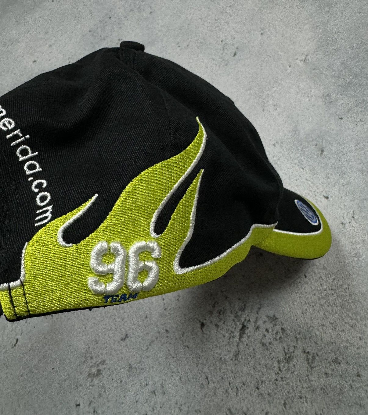 Vintage volkswagen racing team cap flame hype streetwear f1 formula Size ONE SIZE - 4 Thumbnail