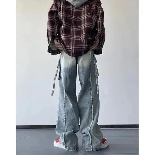 Pieces Uniques Ripped Holes Cargo jeans Size US 32 / EU 48 - 3 Thumbnail