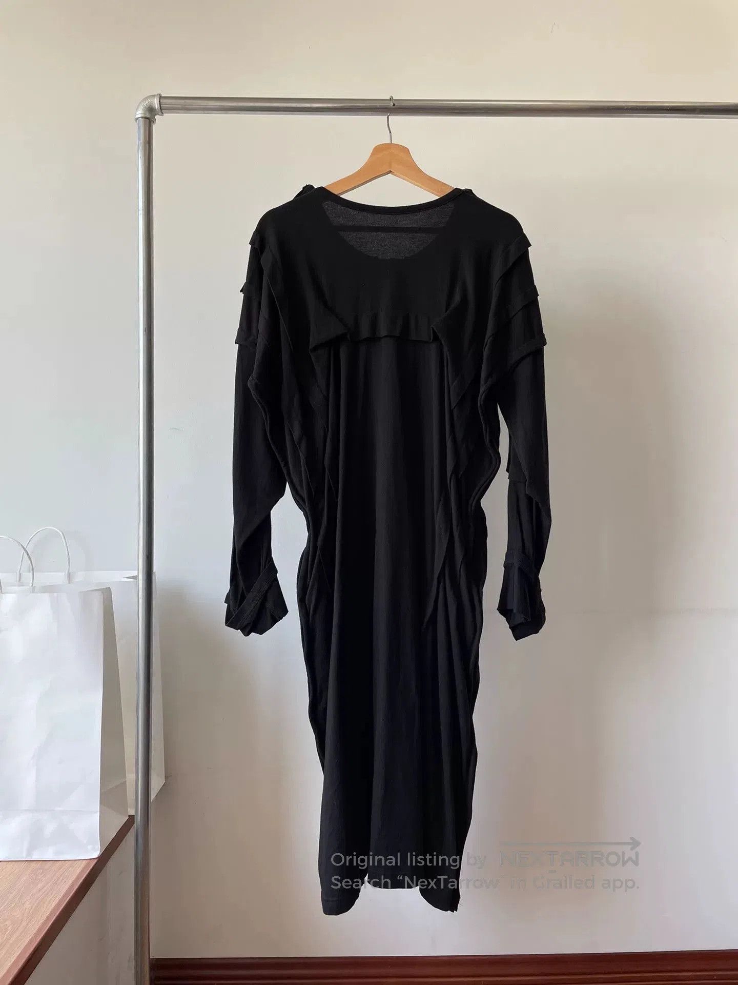 Limi Feu Limi Feu Black Long Cardigan Dress. Size S / US 4 / IT 40 - 2 Thumbnail