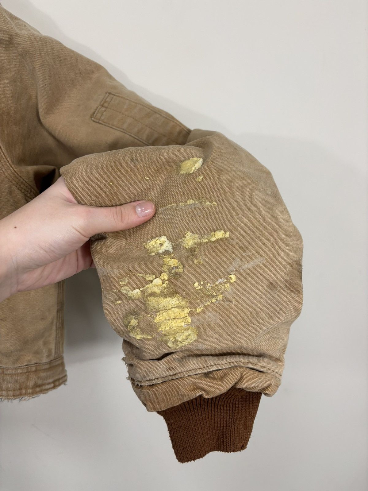 Carhartt Vintage 90s Carhartt Made In USA Faded Boxy Cropped Jacket Size US L / EU 52-54 / 3 - 9 Thumbnail