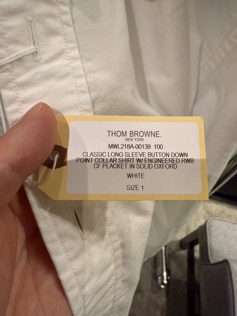 Thom Browne Thom Browne Rare light-colored collar three-color standard Size US S / EU 44-46 / 1 - 5 Thumbnail