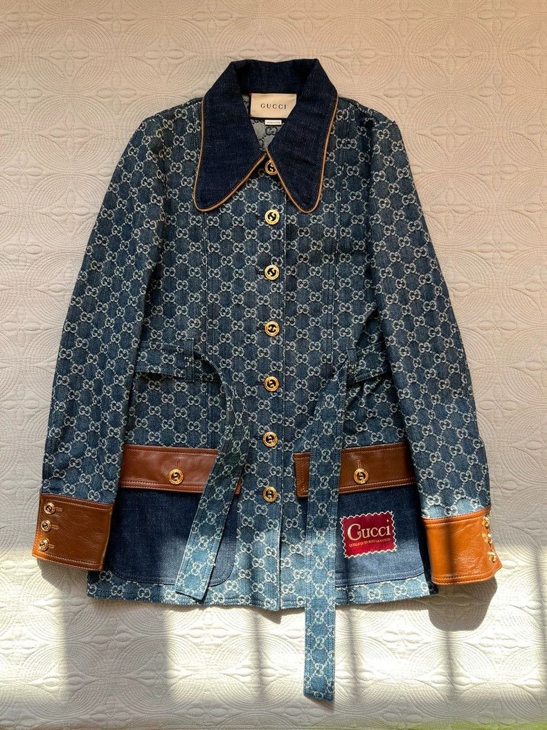 Gucci Gucci Full-print denim jacket size 36 2502-Nextarrow Size US XS / EU 42 / 0 - 1 Thumbnail