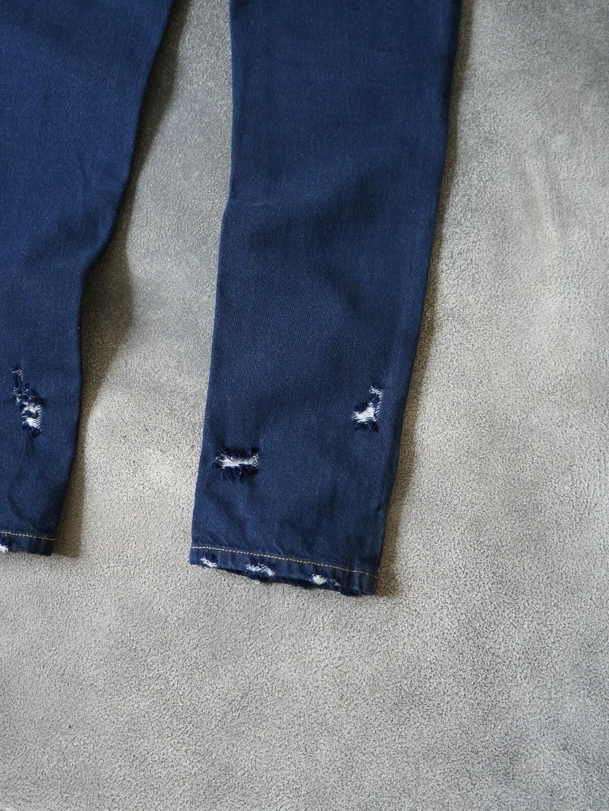 Miu Miu Miu Miu Distressed W/ Lace Part Skinny Jeans Pants Size 26" / US 2 / IT 38 - 9 Thumbnail
