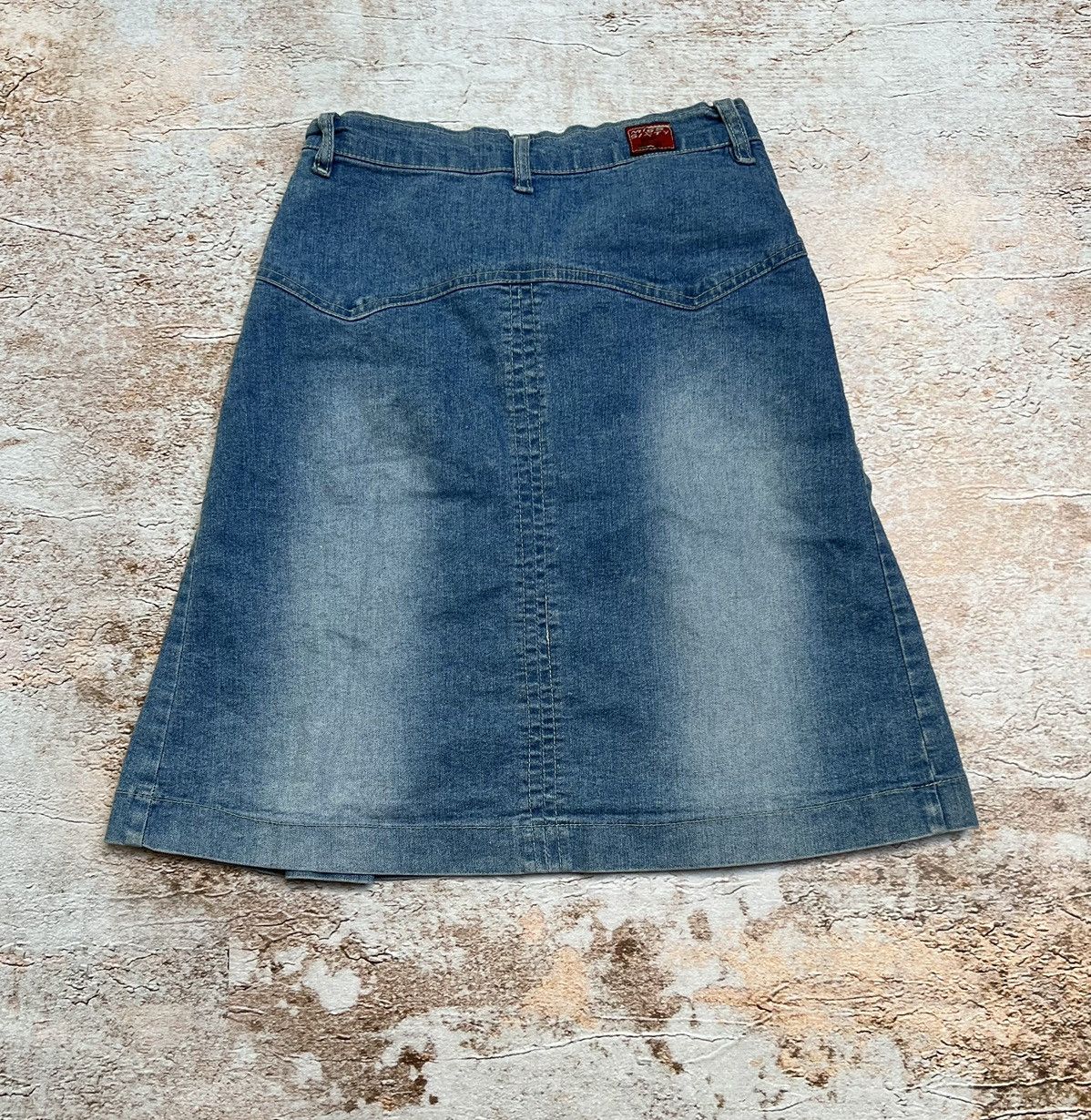 Miss Sixty × Vintage Miss Sixty vintage denim flare skirt Size 26" / US 2 / IT 38 - 6 Thumbnail