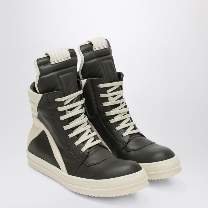 Rick Owens Rick Owens Forest Green/Milk White Geobasket