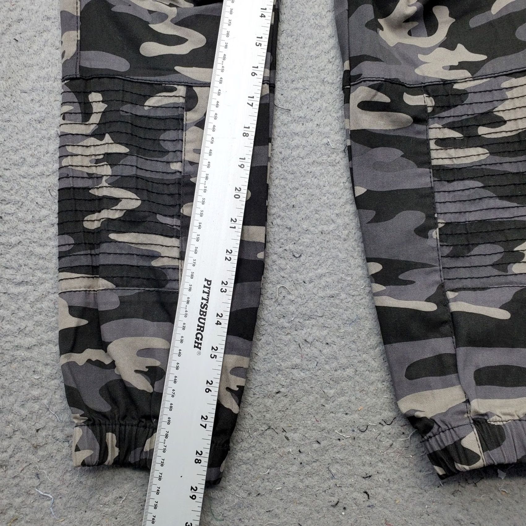 Ring Of Fire Ring Of Fire Mens Camouflage Moto Joggers Pants Size S Multicolor Stretch Drawstring Waist XSmall? Size US 29 - 4 Thumbnail