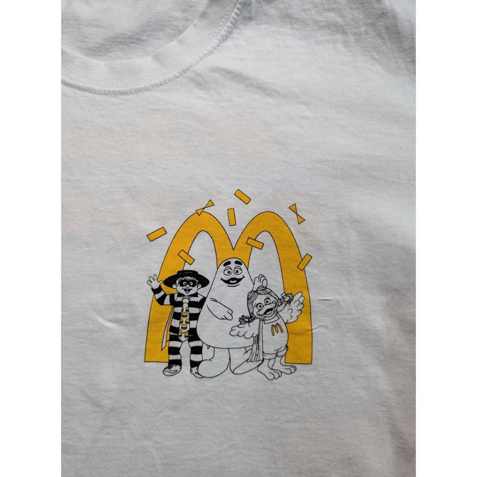Fruit Of The Loom McDonald's 50th Birthday white shirt mens M Fruit of the Loom Shirt Mens M White Birthday USA 50th} Size US M / EU 48-50 / 2 - 4 Thumbnail