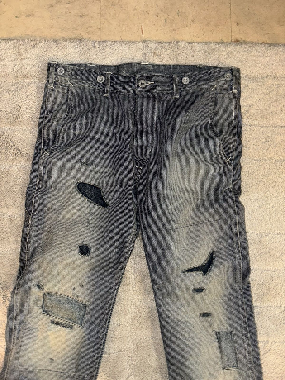 RRL Ralph Lauren RRL Engineer Fit repaired carpenter pants Size US 30 / EU 46 - 4 Thumbnail