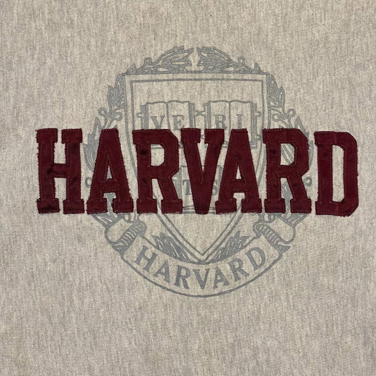Champion Vintage 90s Harvard Champion Reverse Weave Sweatshirt Size US XL / EU 56 / 4 - 4 Thumbnail