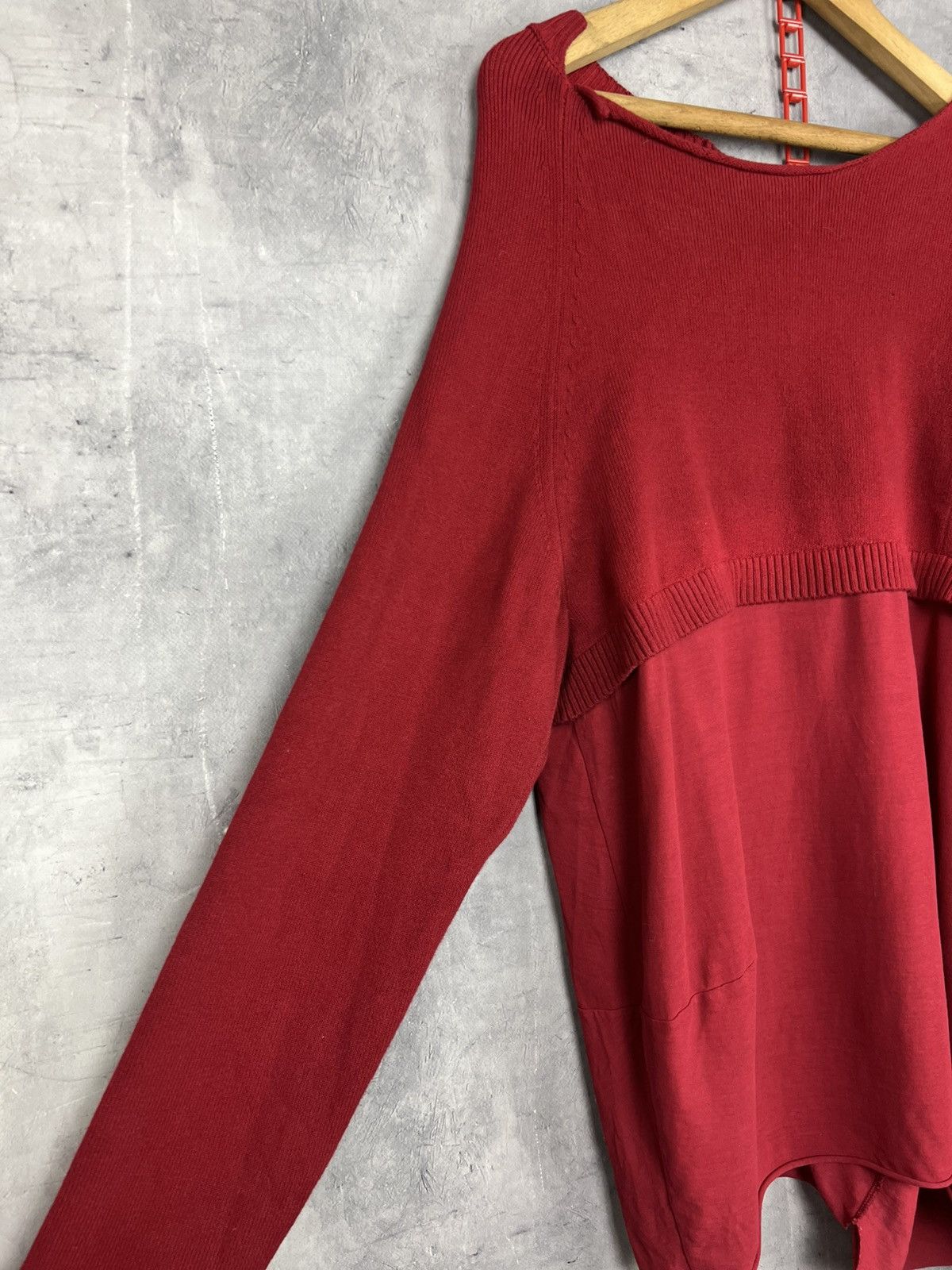 Rundholz Rundholz Dip Asymmetric Knit Sweater Size L / US 10 / IT 46 - 4 Thumbnail