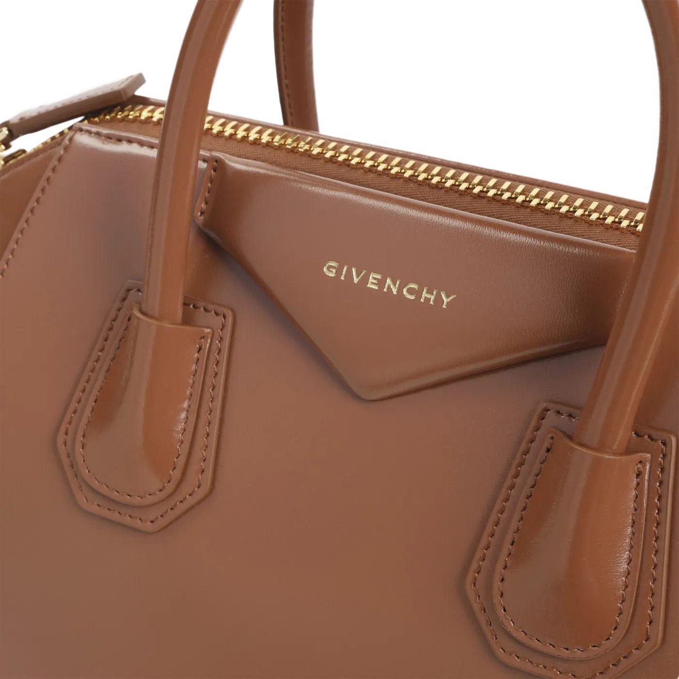Givenchy GIVENCHY Antigona Small Caramel Brown Leather Top Handle New Size ONE SIZE - 3 Thumbnail