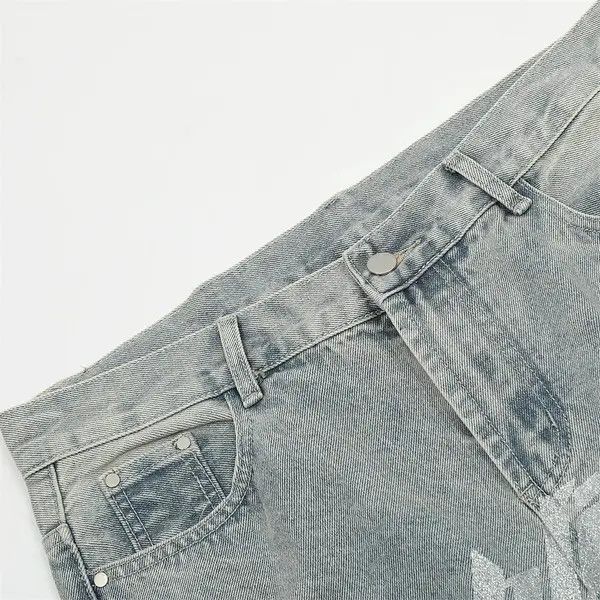 VIBE hiphop pattern jeans Size US 28 / EU 44 - 4 Thumbnail