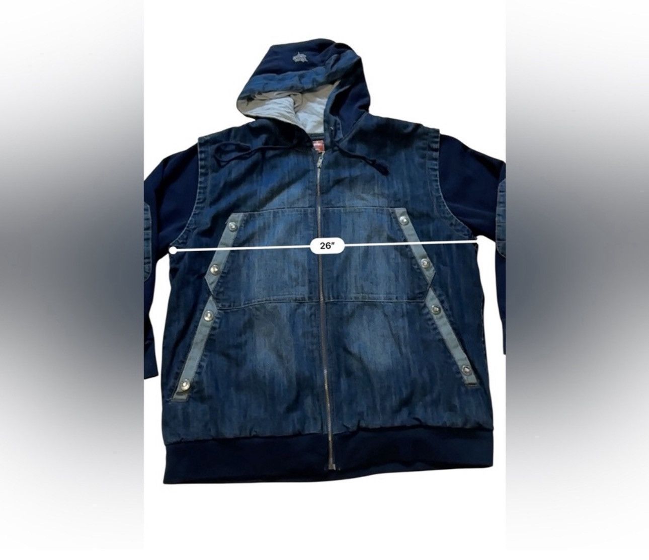 Other Vintage Platinum Gear Jean Jacket Mens 3XL Denim Y2K Hip Hop Size US XXL / EU 58 / 5 - 10 Thumbnail