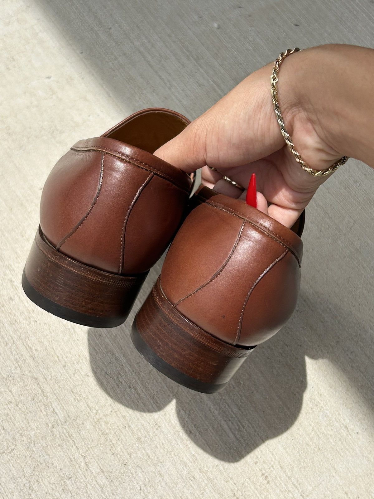 Gucci Gucci Leather Dress Loafers Size US 10 / EU 43 - 5 Thumbnail