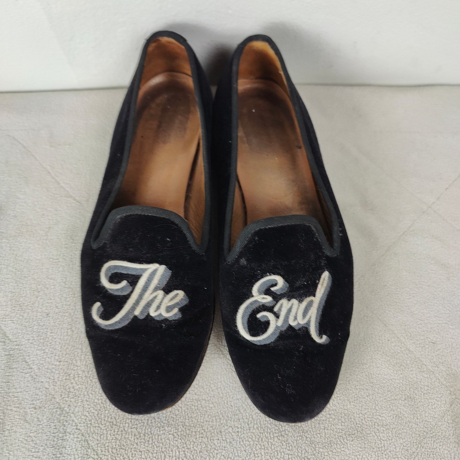 Stubbs & Wootton Stubbs & Wootton The End Velvet Loafers Womens 7 Size US 7 / IT 37 - 4 Thumbnail