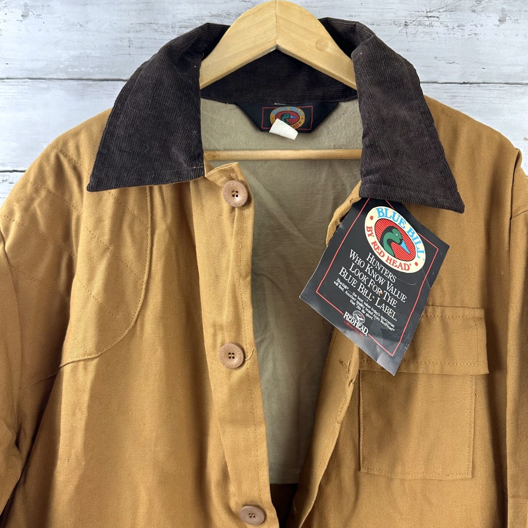 Vintage VINTAGE RedHead Canvas Hunting Jacket Mens XL Brown Deadstock Size US XL / EU 56 / 4 - 2 Thumbnail