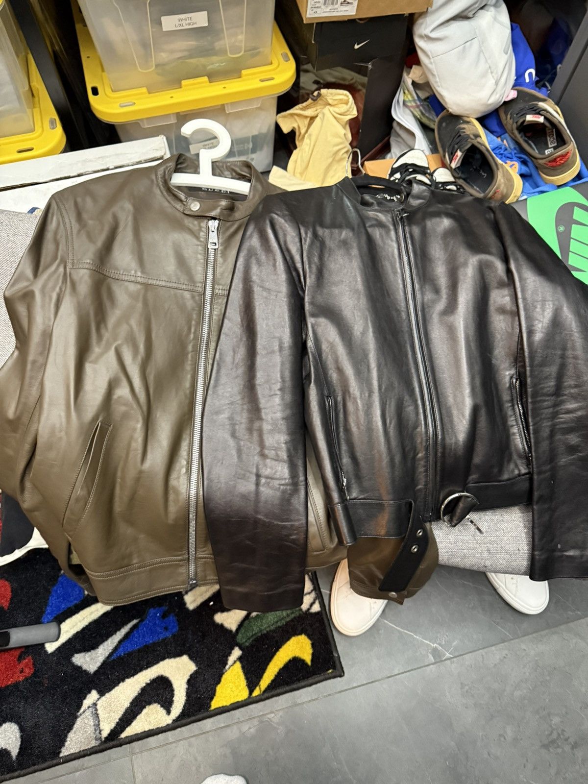 Gucci Gucci Brown Leather Motorcycle Jacket Size 44 Size US S / EU 44-46 / 1 - 6 Thumbnail