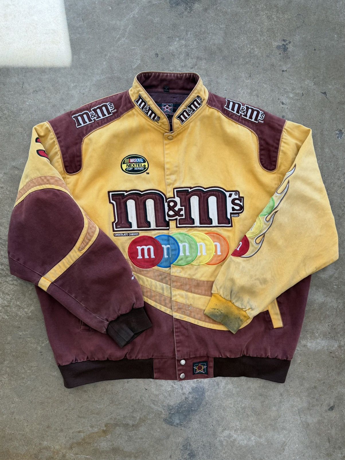 Vintage Vintage NASCAR M&M Robert Yates Racing Jacket 4XL Size US XXL / EU 58 / 5 - 2 Thumbnail