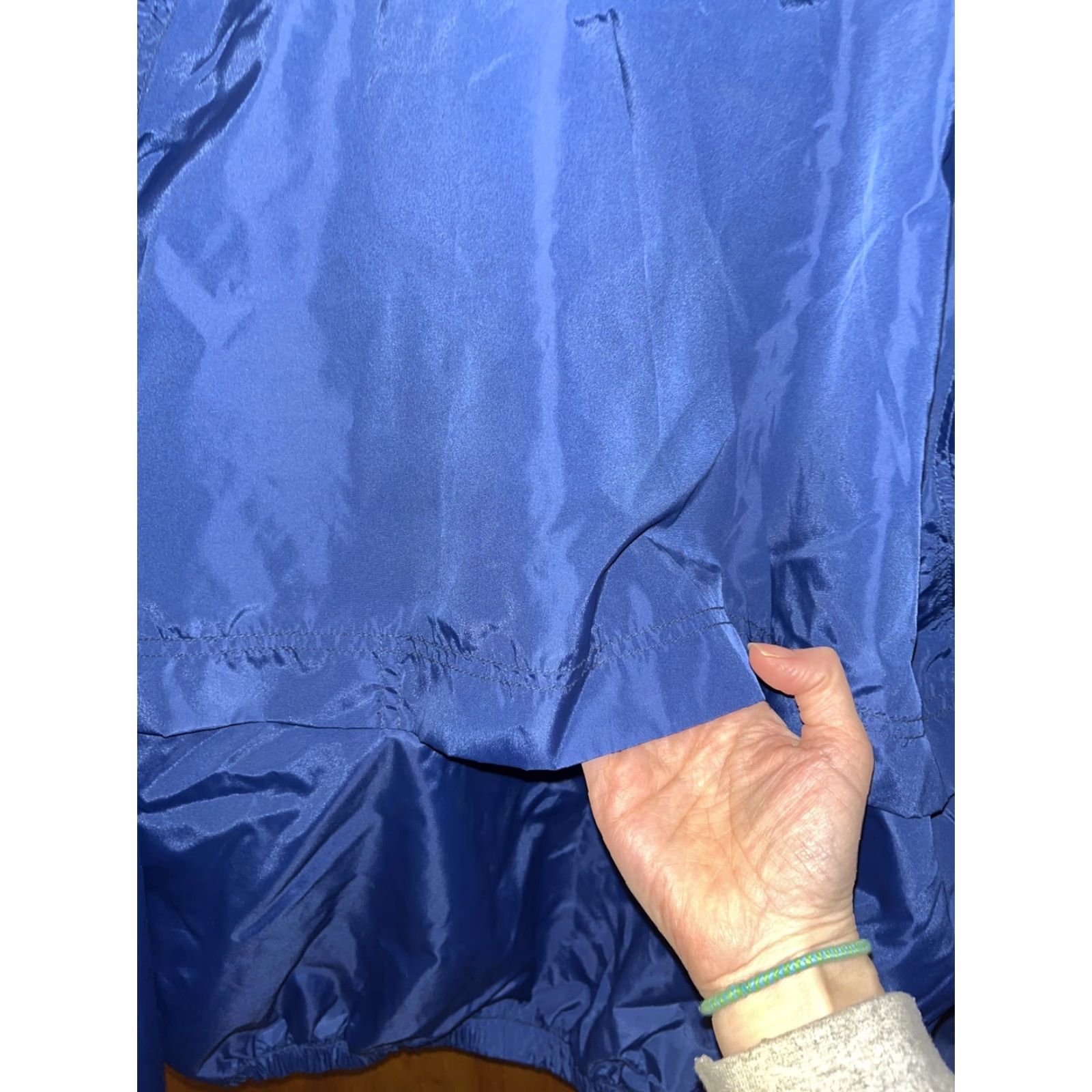 Nike NIKE Womens Blue Medium 8-10 Windbreaker Jacket Size M / US 6-8 / IT 42-44 - 7 Thumbnail