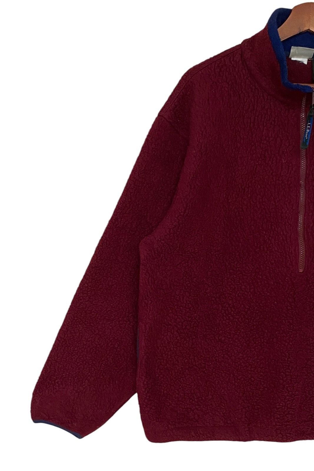 L.L. Bean × Vintage Vintage Brand L.L Bean Half Zipper Fleece 1990s Size US L / EU 52-54 / 3 - 3 Thumbnail