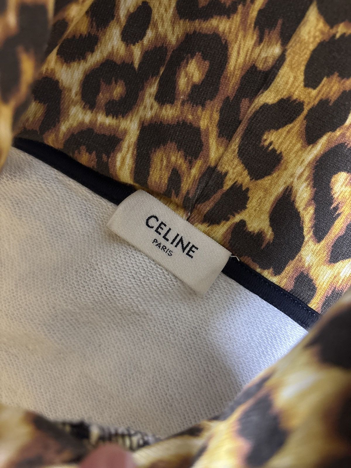 Celine CELINE CHEETAH PRINT HOODIE Size US S / EU 44-46 / 1 - 4 Thumbnail