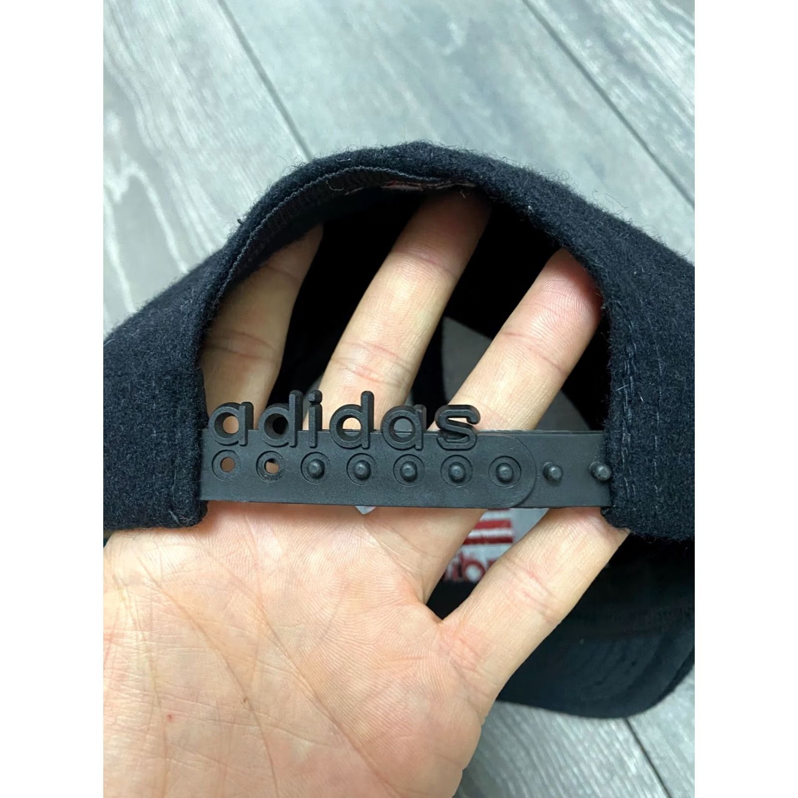 Adidas ADIDAS 3 STRIPES BIG LOGO WOOL ADJUSTABLE SNAPBACK HAT BLACK ONE SIZE Unisex Adults Mens Womens 80s Vintage Made in Taiwan Size ONE SIZE - 5 Thumbnail