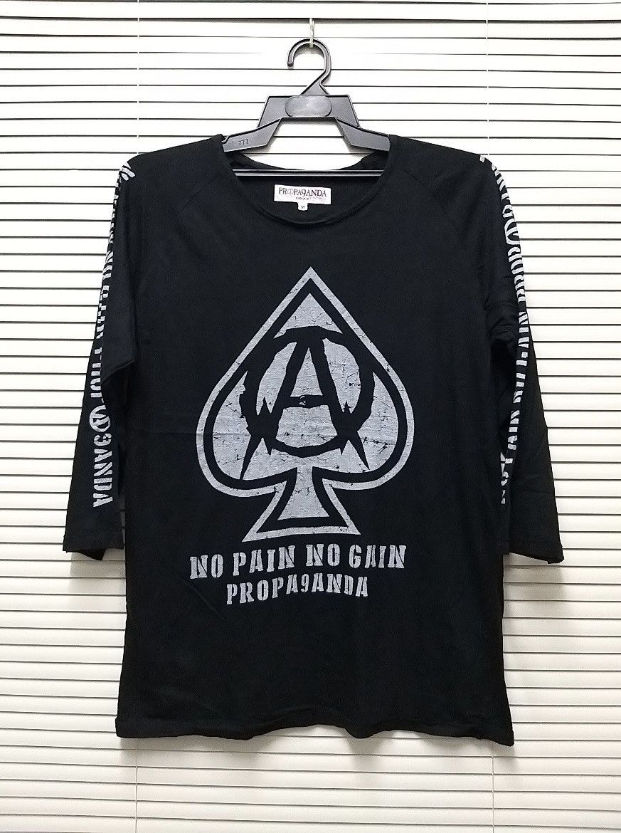 Punk and Yo JOSH ROX PROPA9ANDA NO PAIN NO GAIN 3/4 SLEEVE T SHIRT Size US M / EU 48-50 / 2 - 1 Thumbnail