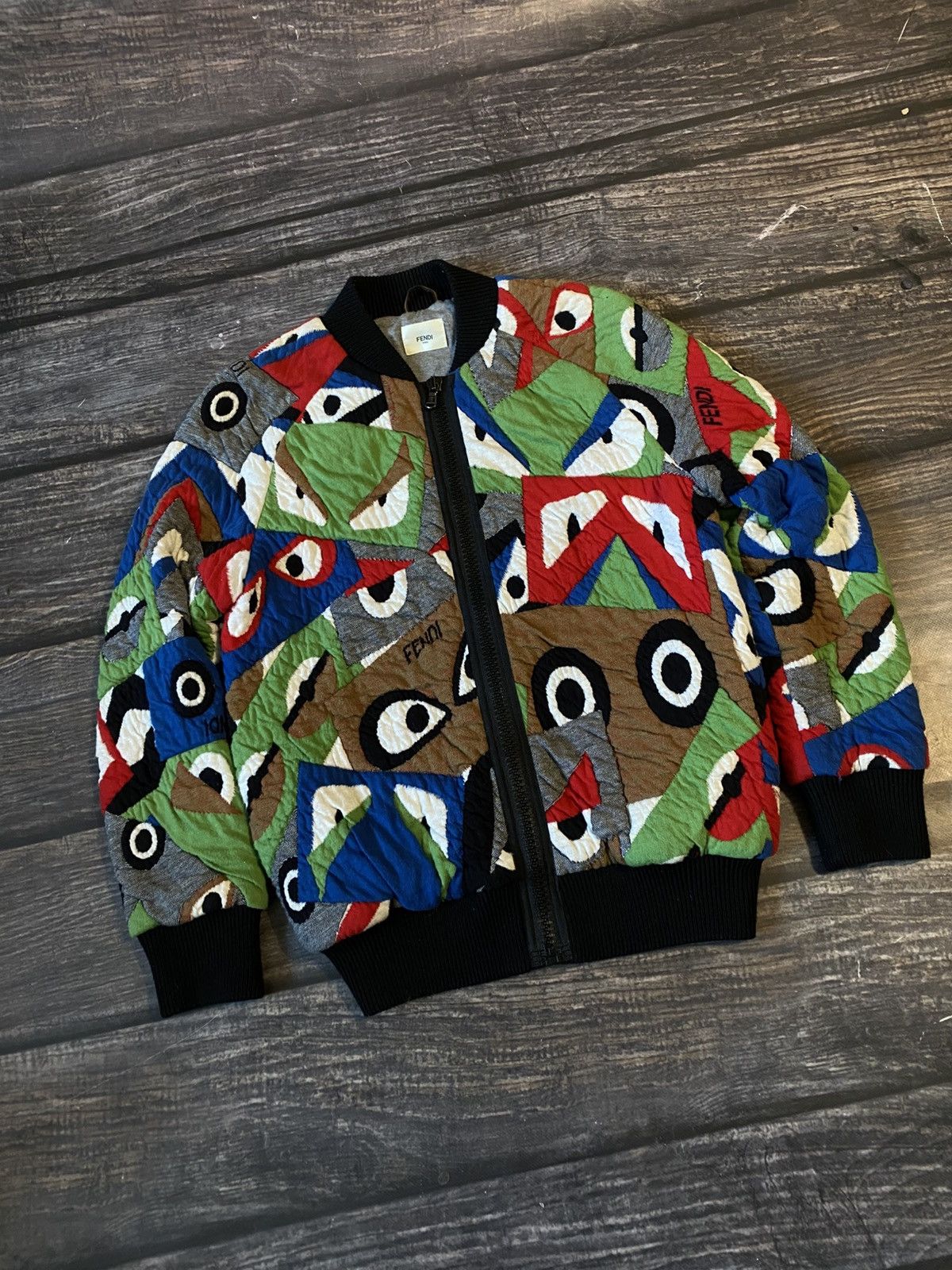 Fendi Fendi Geometric Eyes Monogram Men’s Jacket Size US S / EU 44-46 / 1 - 2 Thumbnail