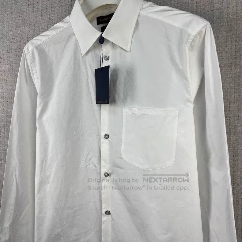 Louis Vuitton Louis Vuitton SS25 Solid Poplin Logo Monogrammed Embroider Size US XXS / EU 40 - 2 Thumbnail