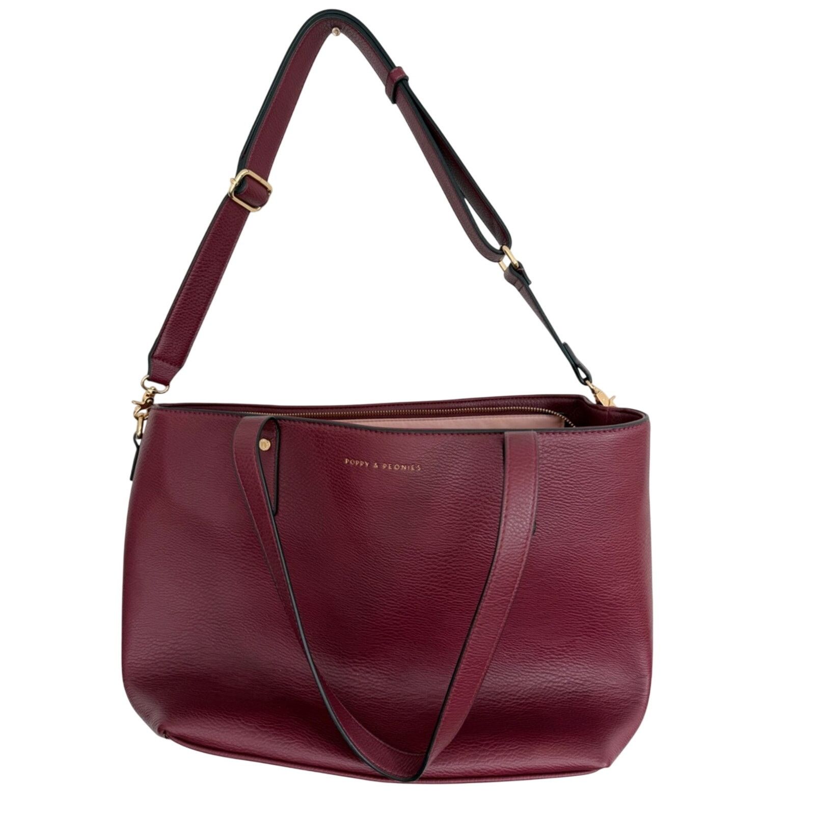 Other Poppy and Peonies 'Go-Getter' Tote Bag | Berry | Retired NEW Size ONE SIZE - 6 Thumbnail