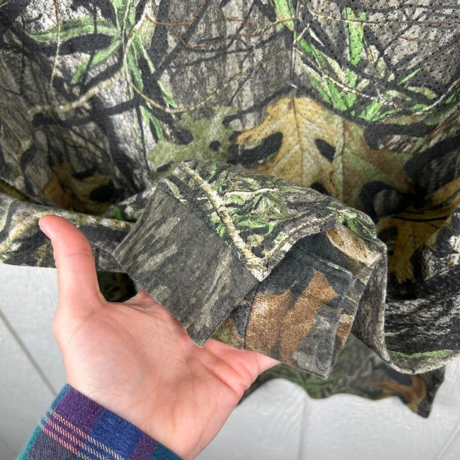 Jerzees Vintage 90’s Forest Camo Jerzees Longsleeve Tee Size Large Size US L / EU 52-54 / 3 - 6 Thumbnail
