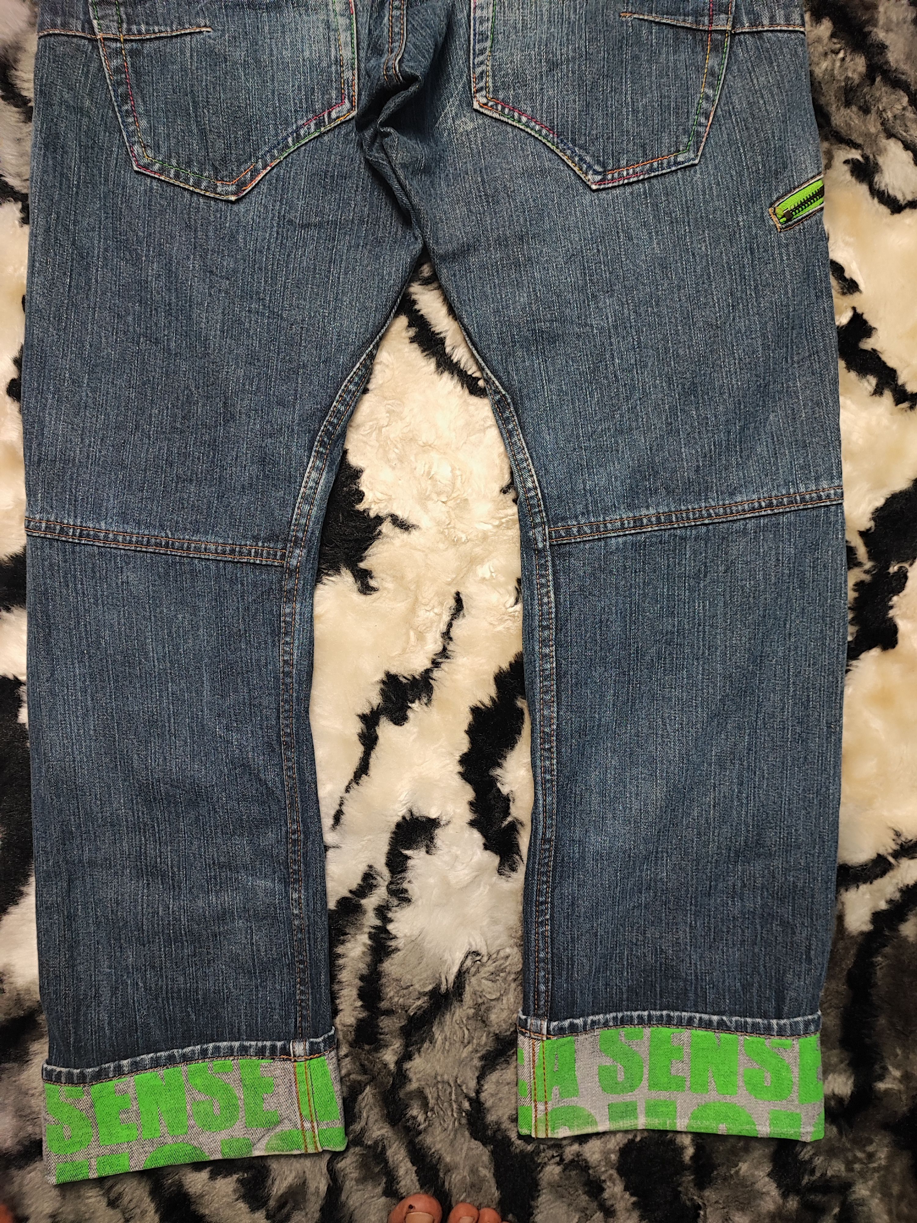 Designer Dominate Handcrafted Jeans Double Waist Size US 32 / EU 48 - 16 Thumbnail