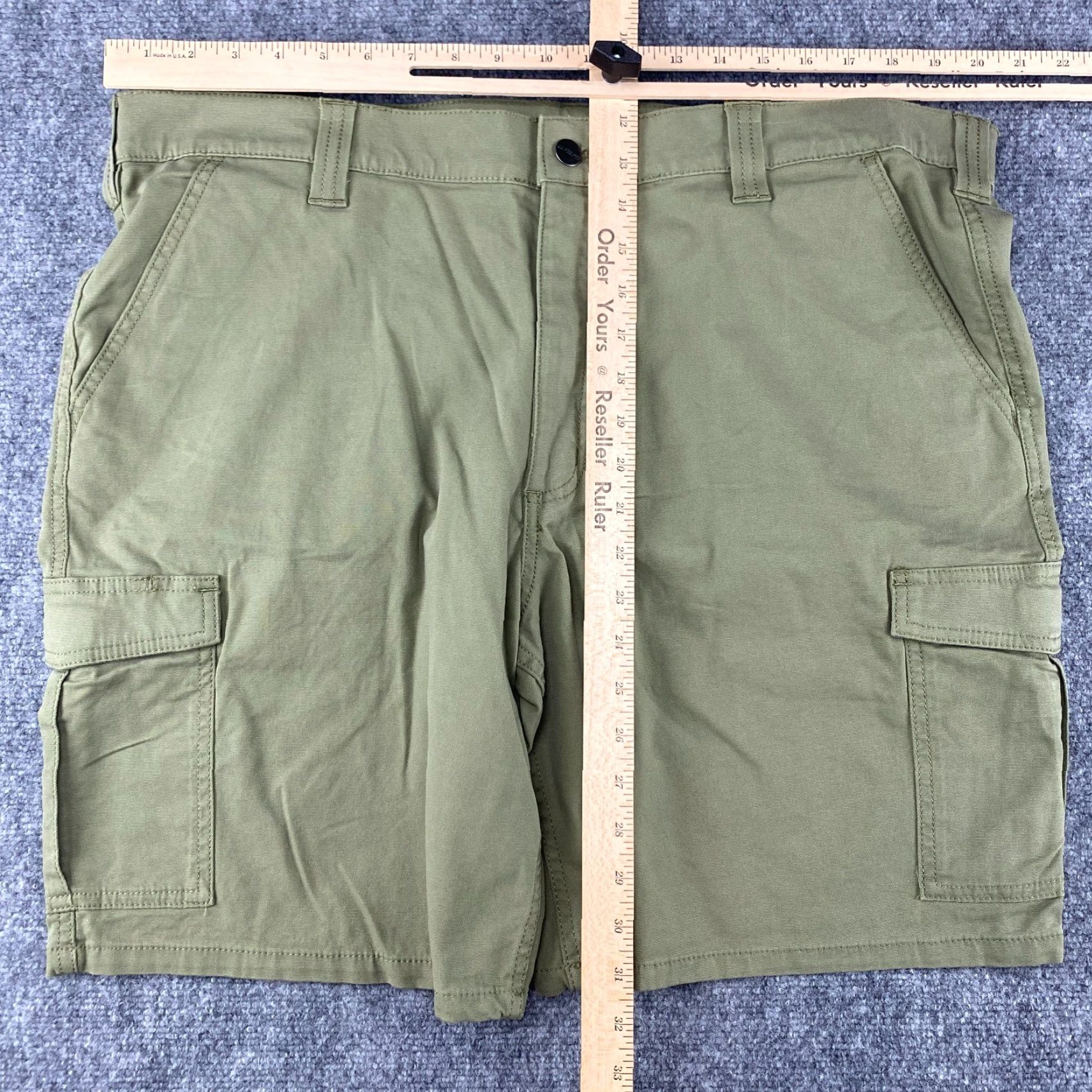 Carhartt Carhartt Rugged Flex Cargo Work Shorts Mens 40 Green Relaxed Fit Canvas 9" NWT Size US 40 / EU 56 - 3 Thumbnail