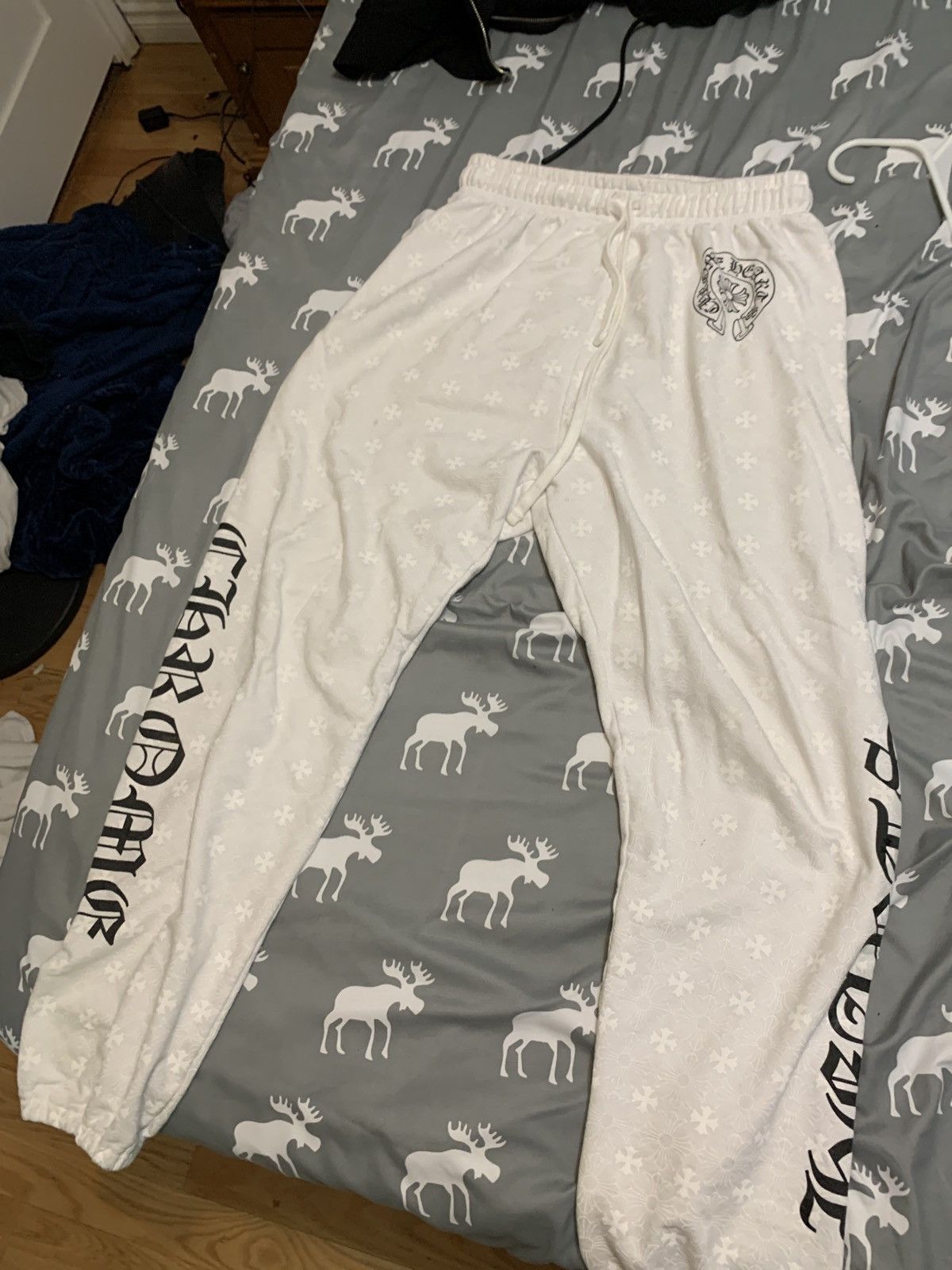 Chrome Hearts Chrome hearts sweat pants monogram Size US 33 - 1 Thumbnail