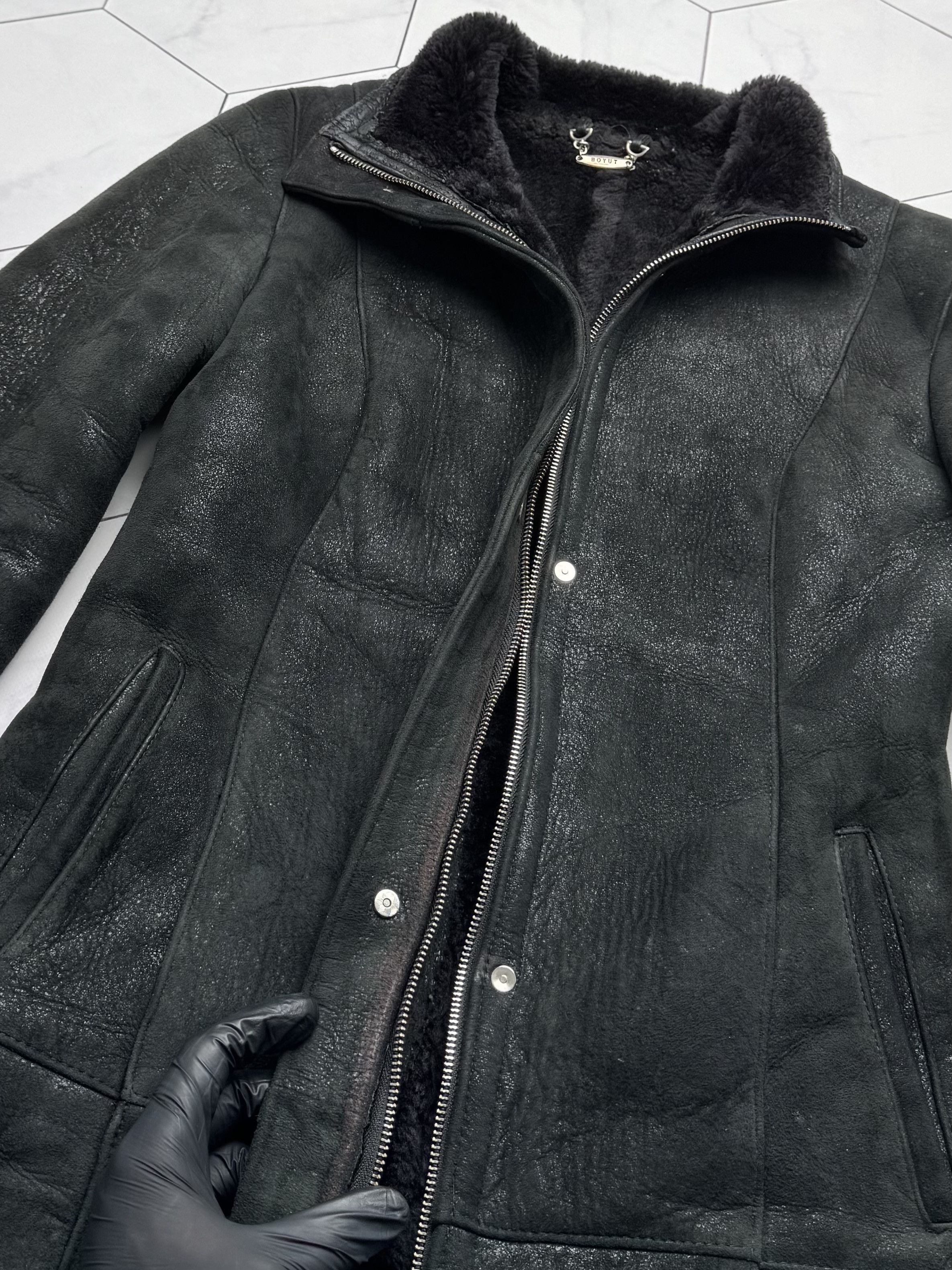 Vintage Vintage Real Sheepskin Coat (B550) Size S / US 4 / IT 40 - 10 Thumbnail