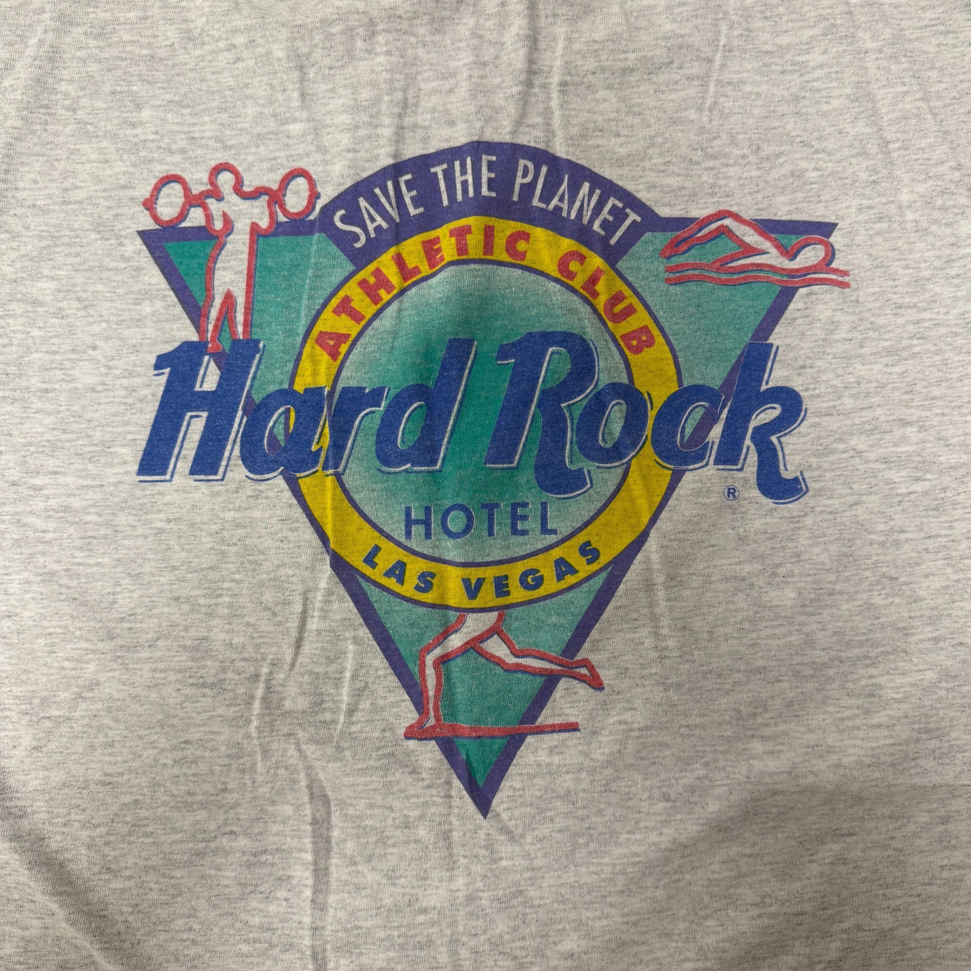 Anvil 90’s Heather Hard Rock Hotel LAS VEGAS ATHLETIC CLUB T Shirt Size US XXL / EU 58 / 5 - 5 Thumbnail