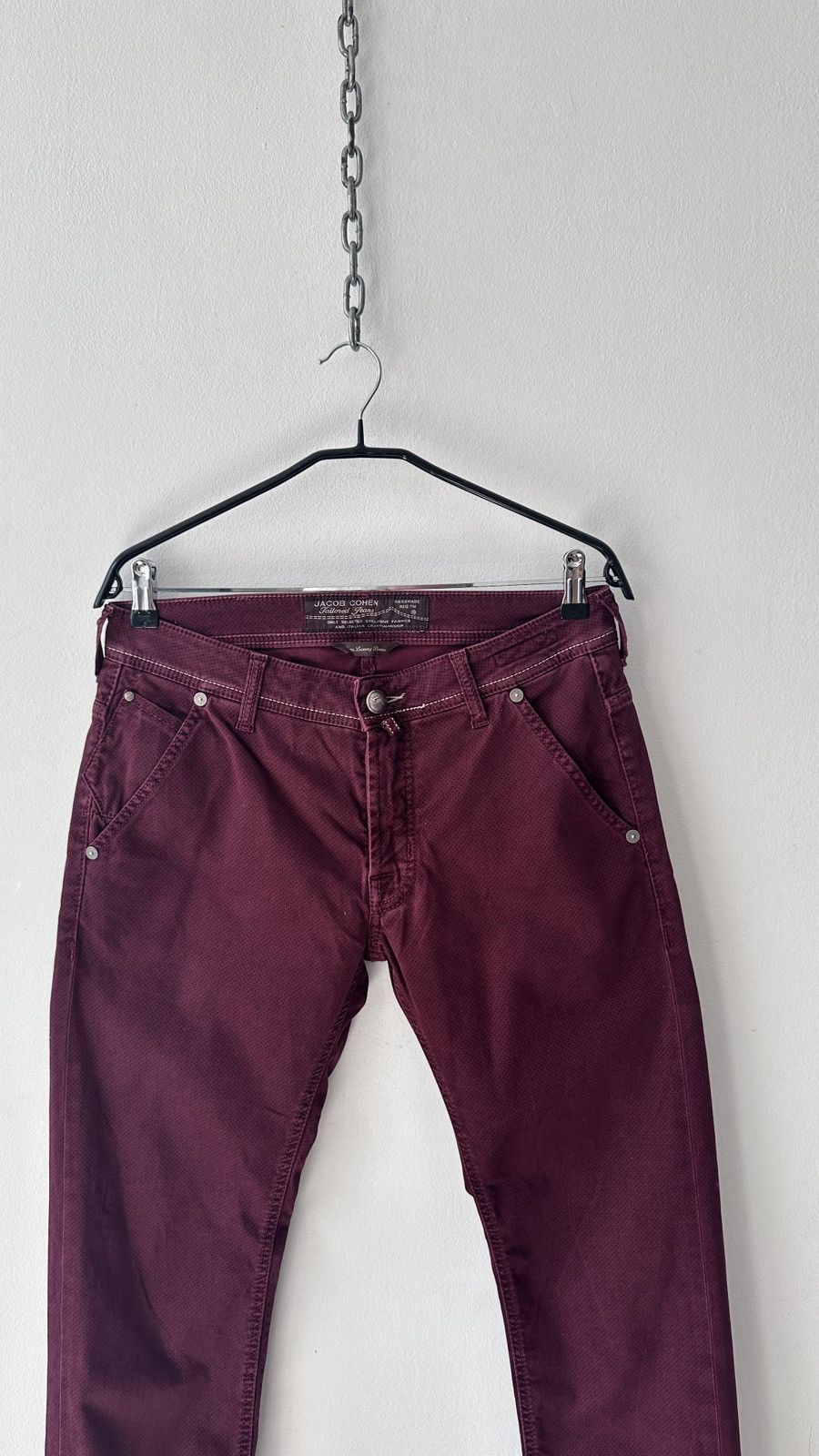 Jacob Cohen Jacob Cohen 613 Comfort Trousers Chinos Micro Pattern Sz 32 Size US 32 / EU 48 - 5 Thumbnail