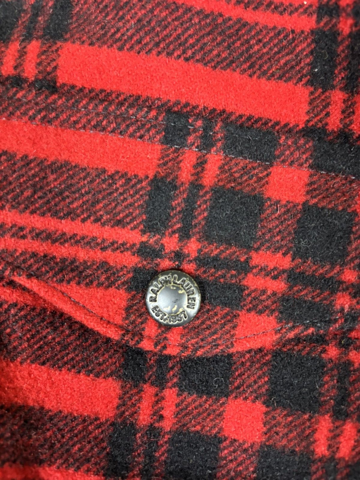 Polo Ralph Lauren Vtg Polo Ralph Lauren Mackinaw Military Wool Jacket K47 Size US XXL / EU 58 / 5 - 8 Thumbnail