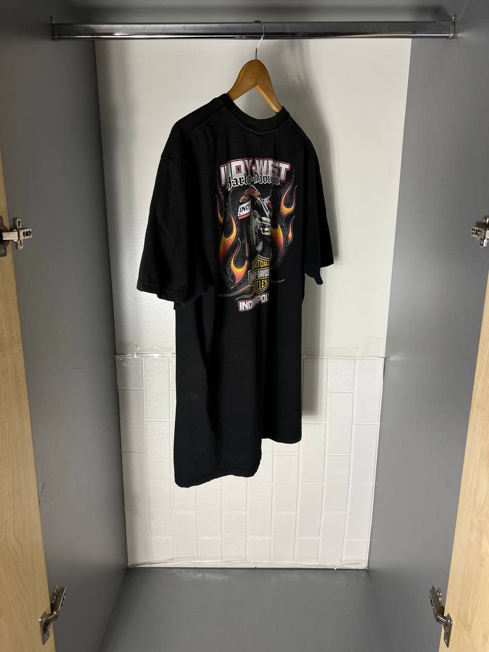 Harley Davidson VINTAGE HARLEY DAVIDSON MOTORCYCLE RETRO NASCAR Y2K 90s USA Size US XL / EU 56 / 4 - 11 Thumbnail