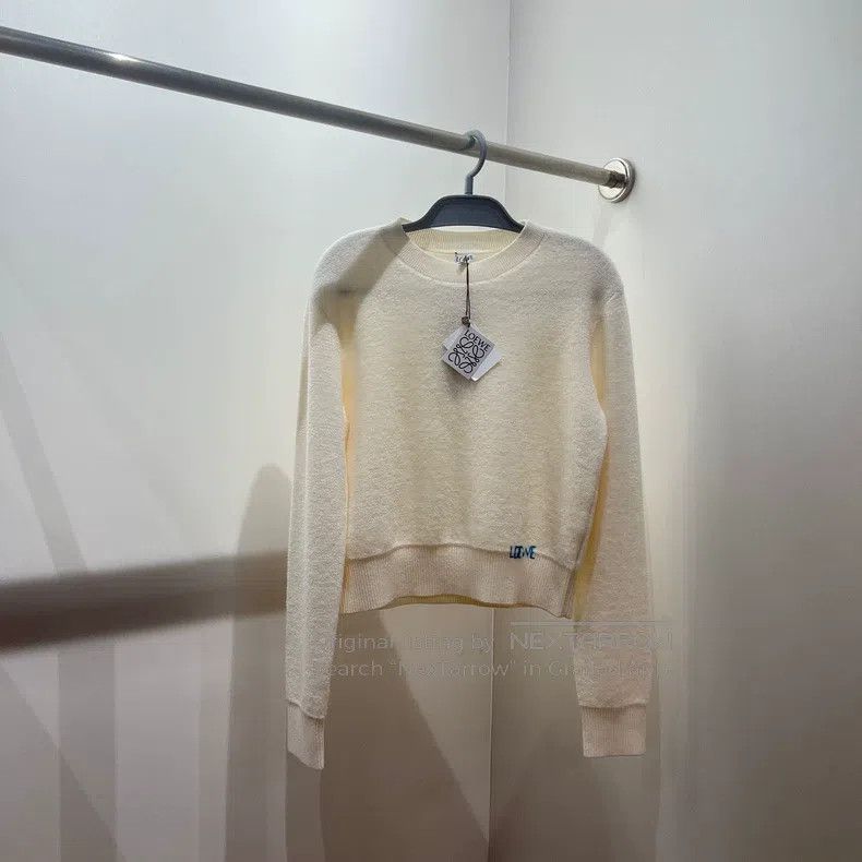 Loewe Loewe Handmade Embroidered Wool Sweater Size M / US 6-8 / IT 42-44 - 1 Thumbnail