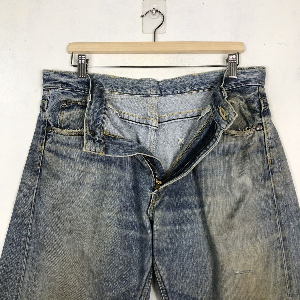Japanese Brand 🔥VINTAGE SELVEDGES DENIM JEANS LEE USA Size US 34 / EU 50 - 14 Thumbnail