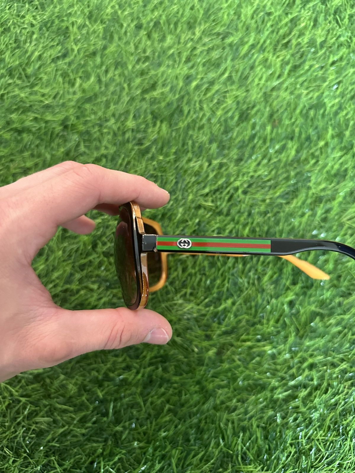 Gucci Gucci double G stripe sunglasses Size ONE SIZE - 2 Thumbnail