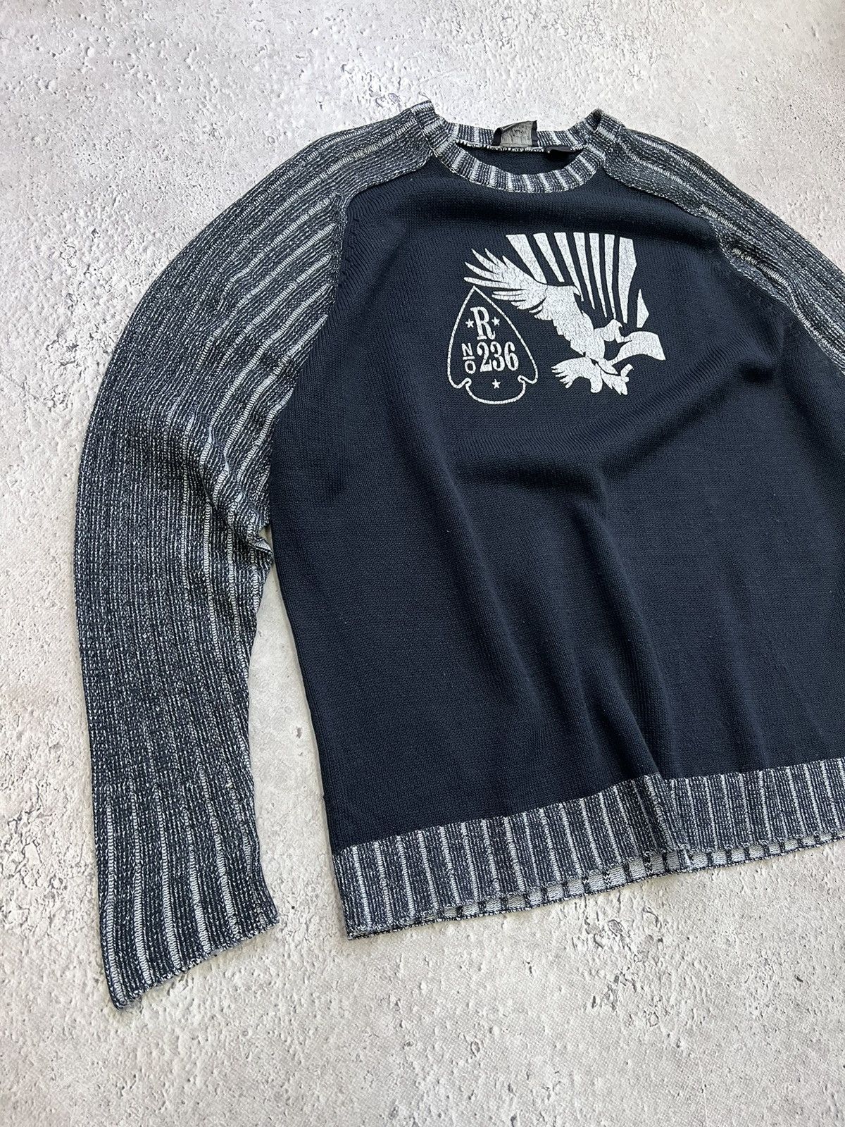 Diesel × Japanese Brand VINTAGE DIESEL Y2K RIPPED DISTRESSED PUNK SWEATER Size US M / EU 48-50 / 2 - 6 Thumbnail
