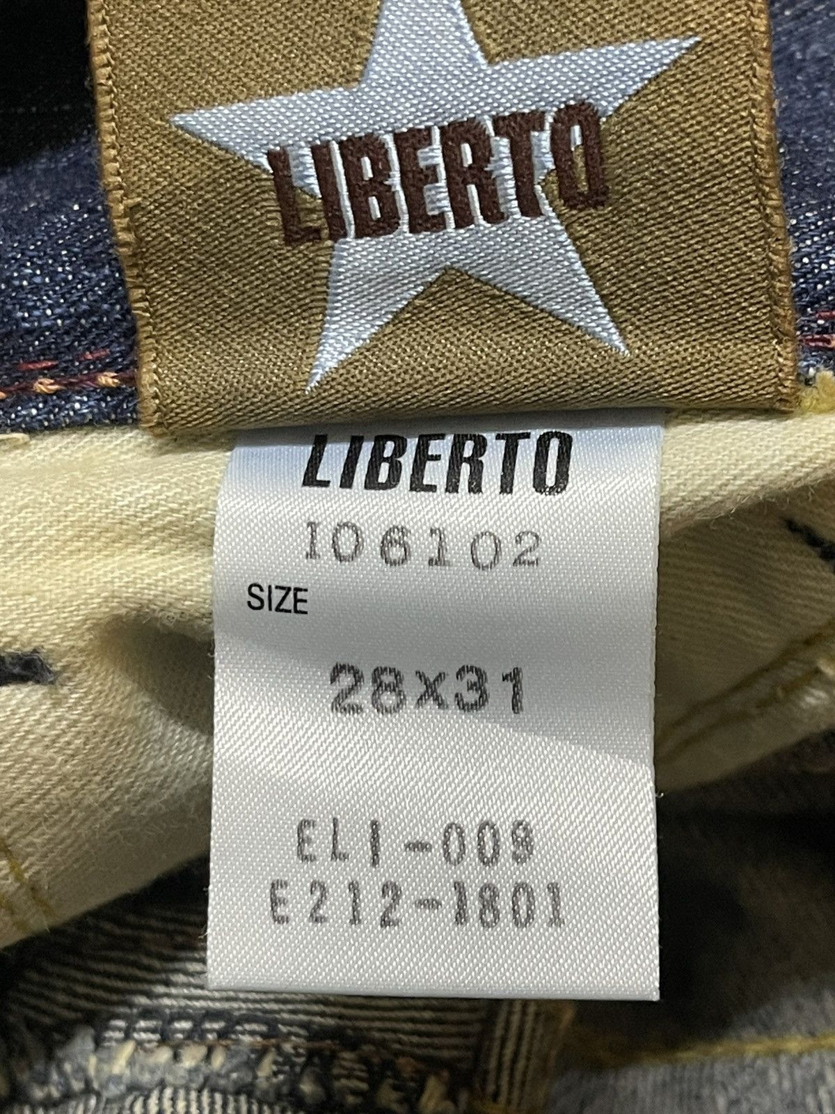 If Six Was Nine Vintange Liberto Mud Wash Faded Clawmark Distress Style Jean Size US 30 / EU 46 - 10 Thumbnail