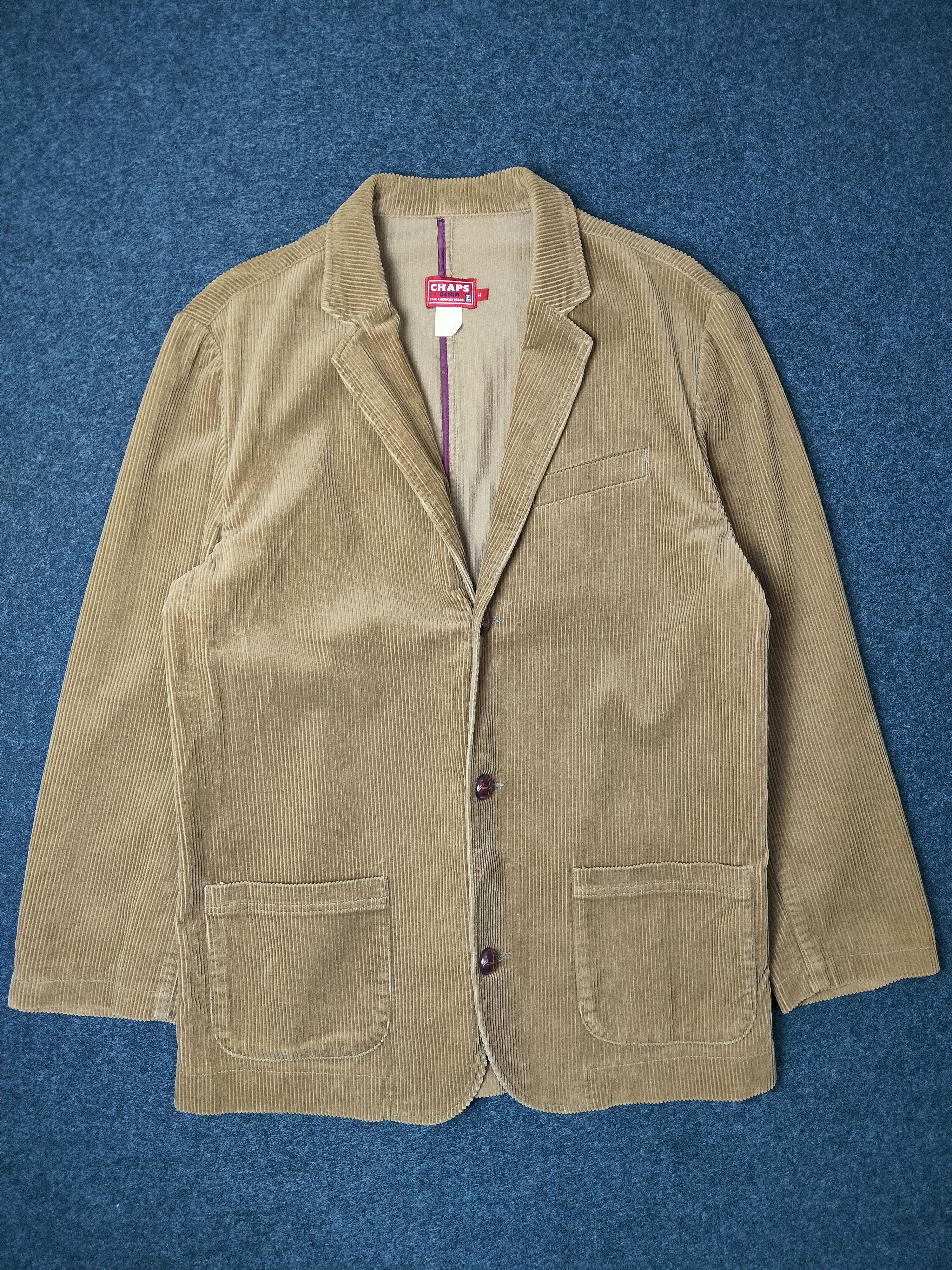 Chaps Vintage 90's Chaps Denim Corduroy Blazer Size US M / EU 48-50 / 2 - 1 Thumbnail