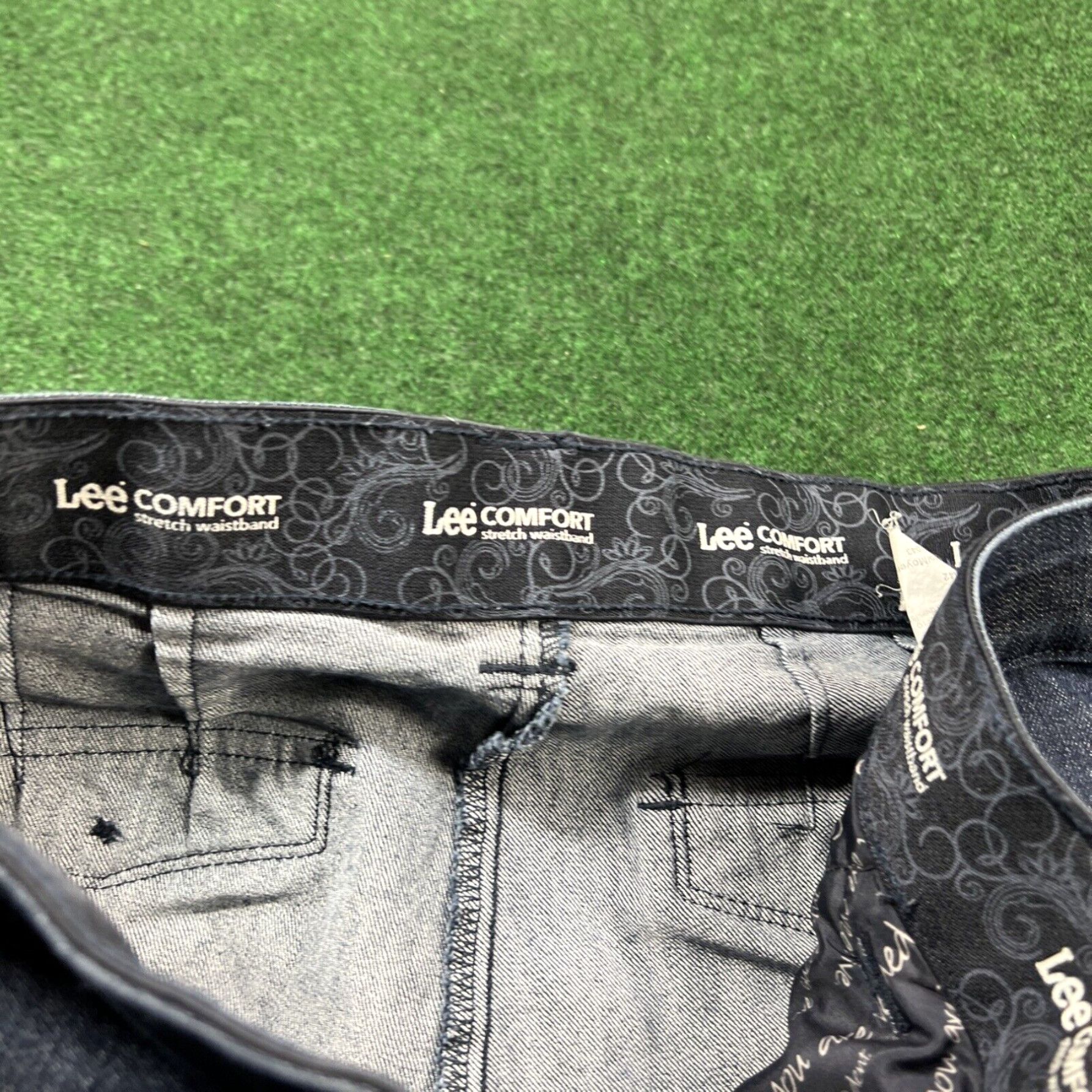 Lee Lee Womens 12s Comfort Fit Waistband Bootcut Jeans Blue Denim Flap Pockets Size 30" / US 8 / IT 44 - 7 Thumbnail