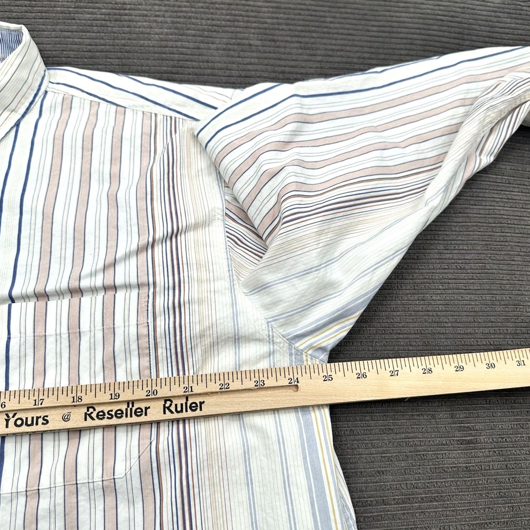 The Territory Ahead Territory Ahead Shirt XL Tall Striped Cotton Long Sleeve Button-Up Mens Size US XL / EU 56 / 4 - 5 Thumbnail