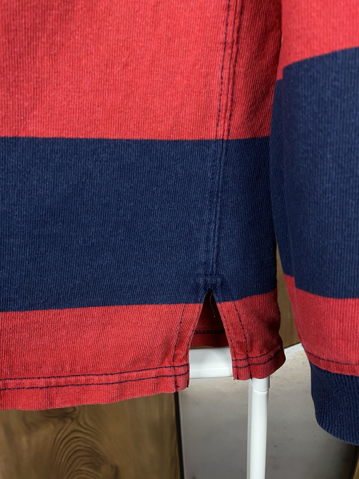 Polo Ralph Lauren 🎠Vintage 90s Sweatshirt Rugby Polo Ralph Lauren Striped Tee🎠 Size US M / EU 48-50 / 2 - 15 Thumbnail